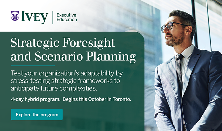 Strategive Foresight and Scenario Planning